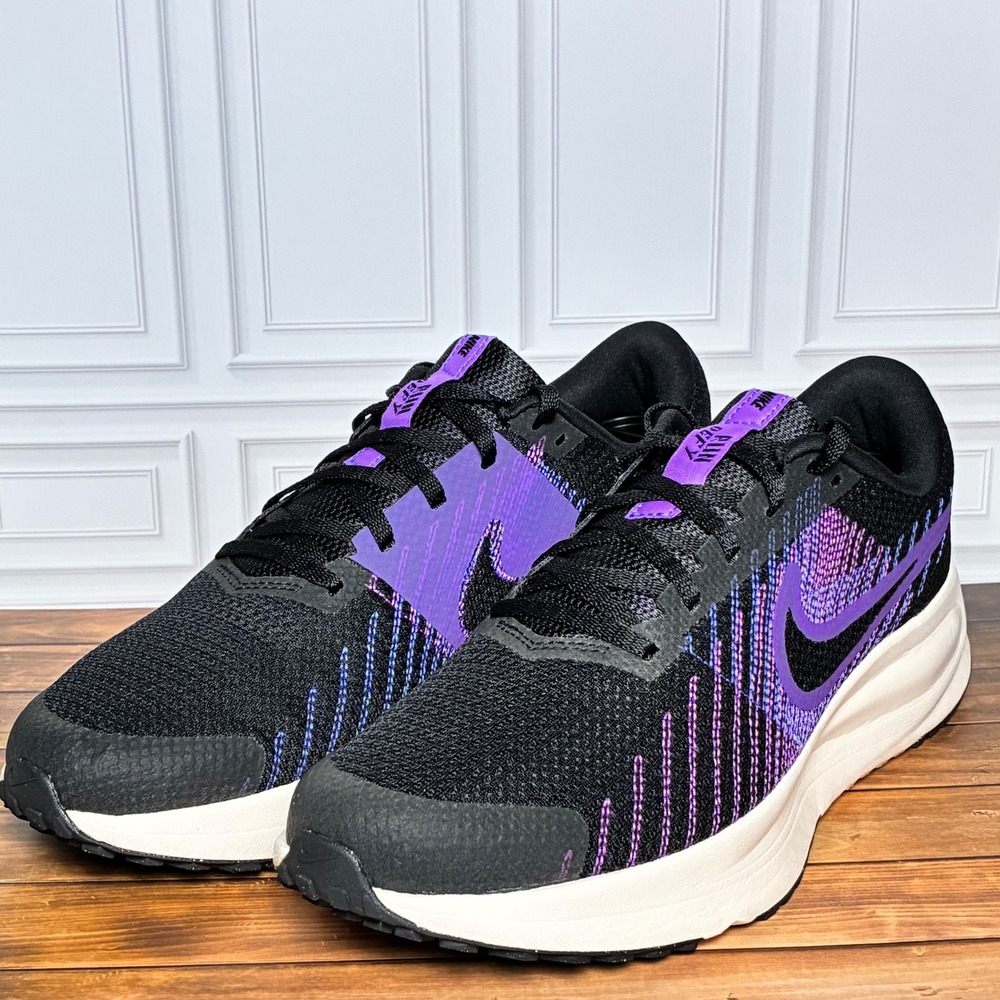 Nike Run Defy All Day Black Purple Running Shoes HM9593-006 Womens 10